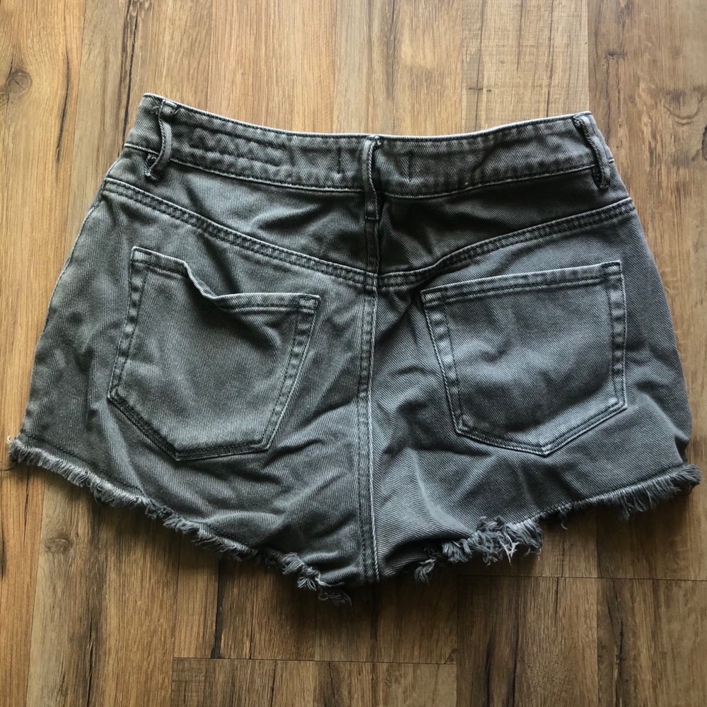 High Rise Bullhead Jean Shorts - Picture 2 of 3